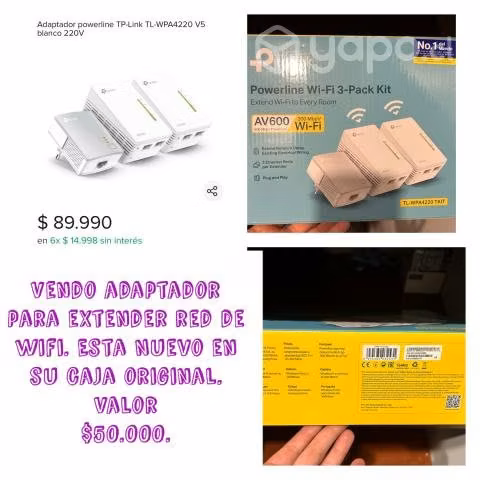 Powerline wifi 3 pack kit