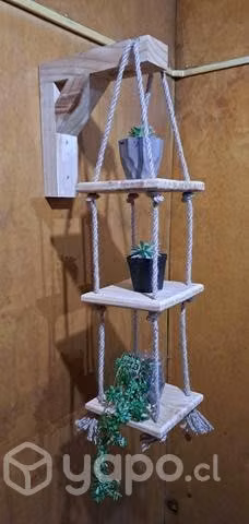 Repisas rusticas para decorar el hogar