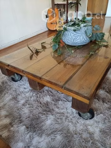 Mesa de centro de palets de 80 x 120 cm