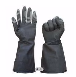 Guante latex negro albañil