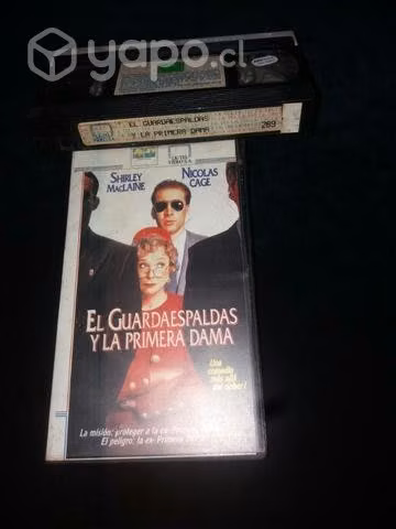 Película El guardaespaldas y la primera dama vhs