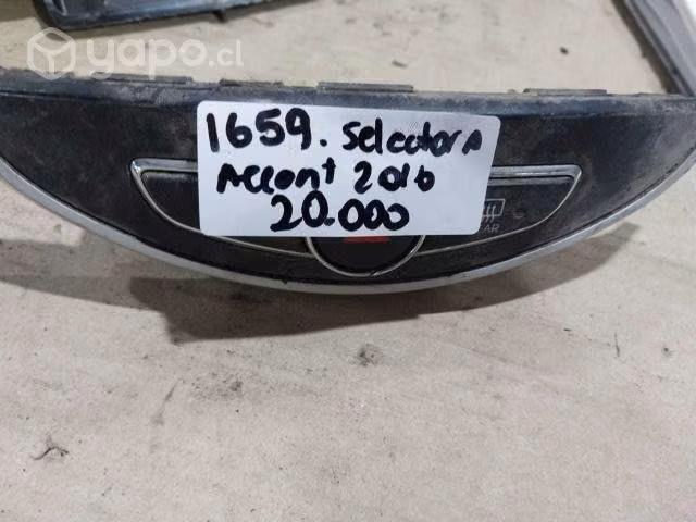 Selectora de cambio Hyundai accent 2016