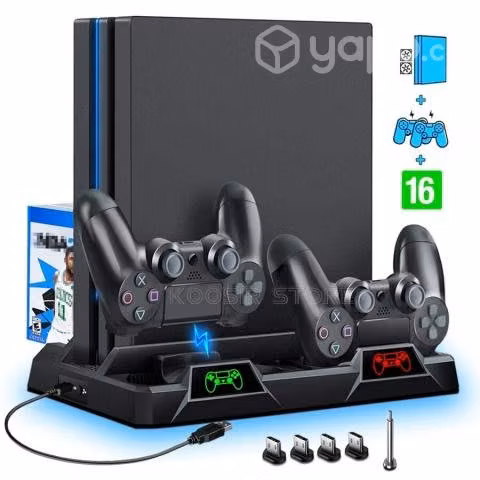 Soporte Vertical para PS4, PS4 Pro, PS4 Slim,}