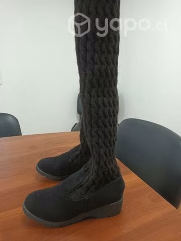 Botas bucaneras tejidas