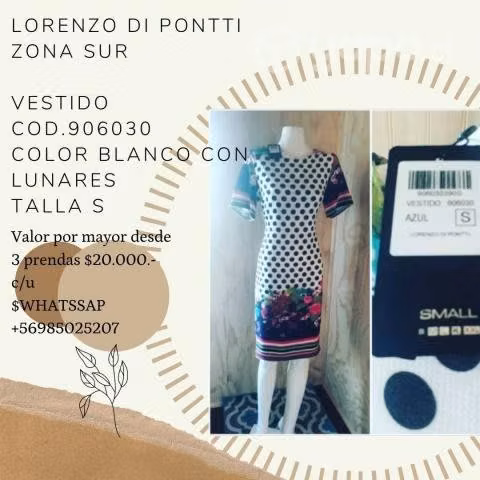 Vestido marca Lorenzo di Pontti