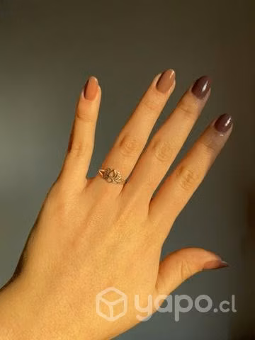Anillo Ajustable Plata 925 Flor de Loto - Imagen 3