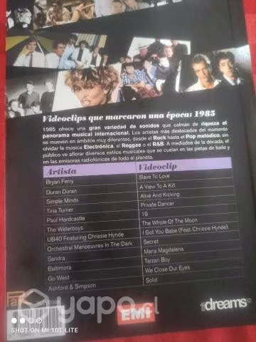 Pack 6 dvd's 80s - Best Clips Ever