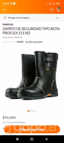 Zapatos tipo bota seguridad 3M