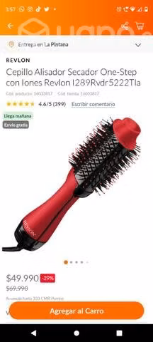 Secador alisador voluminizador revlon
