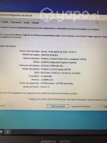 Notebook Gamer Asus x407U - Imagen 6