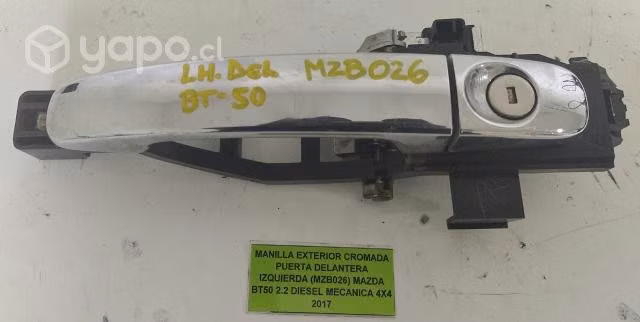 Manilla Exterior Cromada Puerta Delantera Izq Mazd