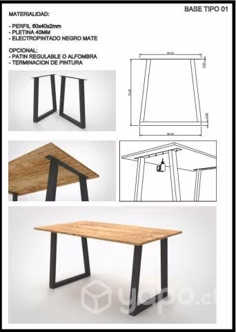 Patas de mesa