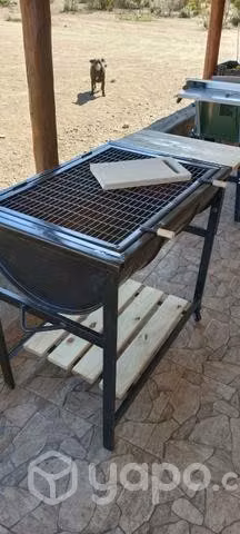 Parrilla medio tambor 200lt