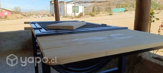 Parrilla medio tambor 200lt