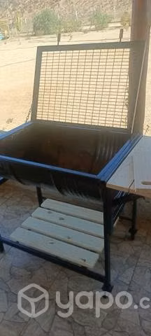 Parrilla medio tambor 200lt