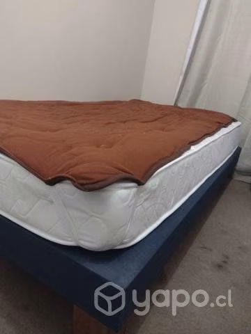 Base de cama + colchon Flex seminuevo 1 1/2 plazas