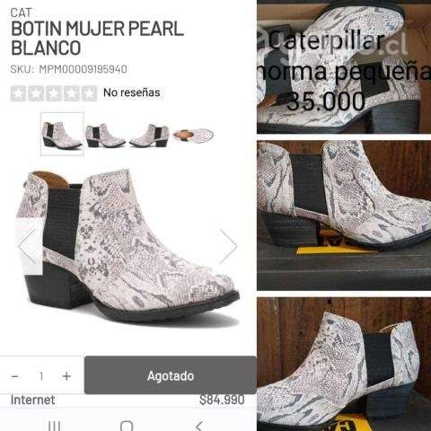 Botin caterpillar pearl nuevo - Imagen 6