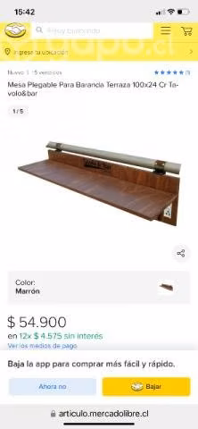 mesa terraza