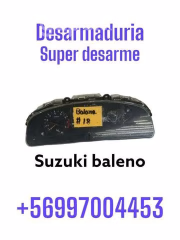 Sinoptico suzuki baleno desarmaduria