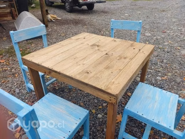 Muebles Rústicos para cafeterías, pub, restaurante