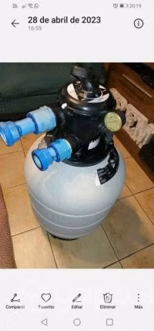 Filtro, bomba y timer de Picina