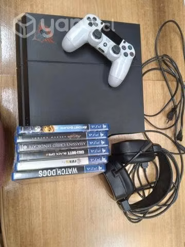 PS4 500gb mas 6 juegos fisicos