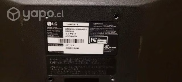 Pantalla LG 20MK400H-B 19.5"