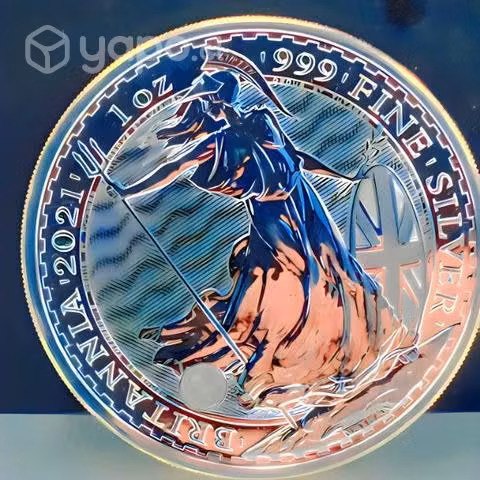 Moneda de plata britannia (reino unido) 1 oz