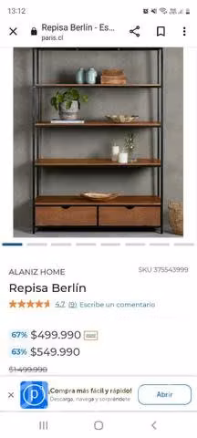 Estante Alaniz Home Berlín - Imagen 3