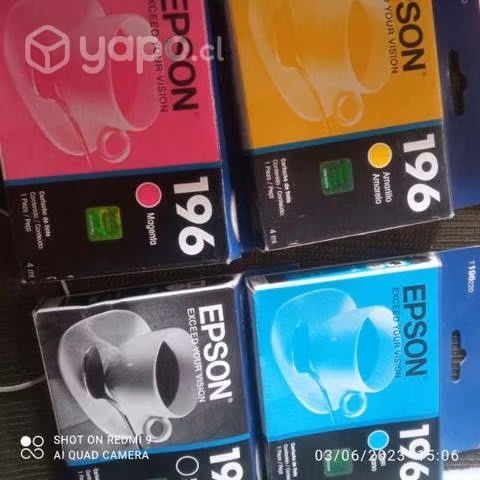 Packs de tintas Epson 196 colores originales