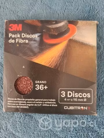 Pack Discos de Fibra 4,5 Pulgadas 3M