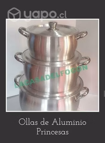 Ollas aluminios princesa