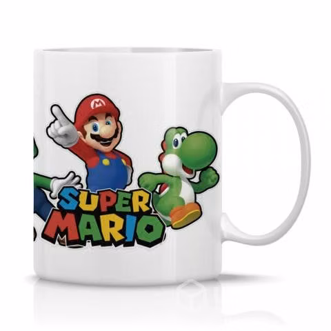 Taza/Tazon/Mug Mario Logo Clásico 162