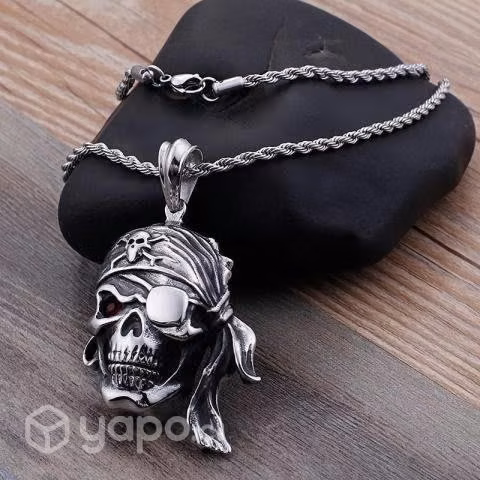 Colgante de Calavera Pirata para hombre o Mujer - Imagen 4