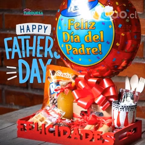 Regalo Dia del Padre Desayuno Personalizado