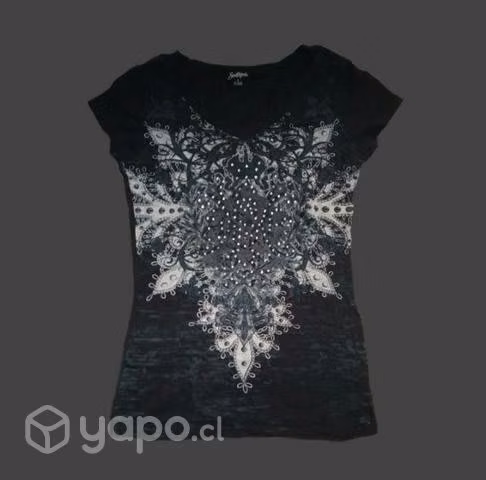 Polera ajustada Y2K