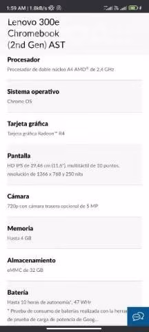 Notebook lenovo pantalla táctil - Imagen 3