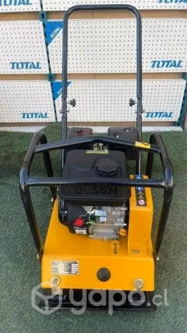 Placa compactadora marca TOLSEN 90 kg 6.5 hp.