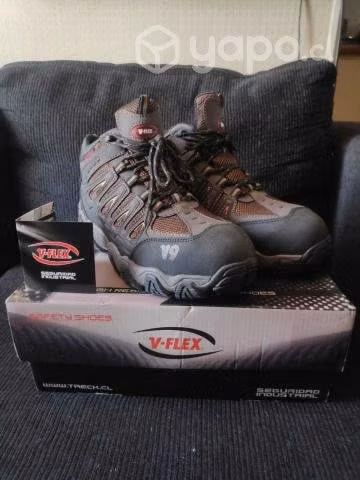 Zapato Seguridad V-FLEX V9 CAFÉ