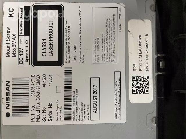 Radio nissan np300 2018 0