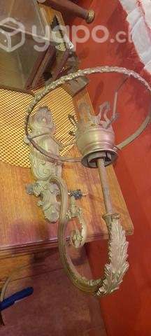 Faroles de bronce antiguos - Imagen 3