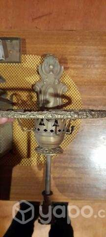Faroles de bronce antiguos - Imagen 2