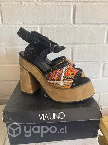 Sandalias plataforma VÍA UNO