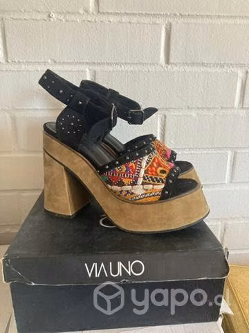 Sandalias plataforma VÍA UNO