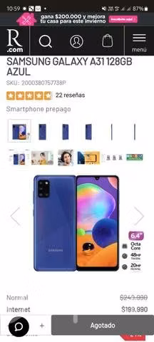 Samsung galaxy A31