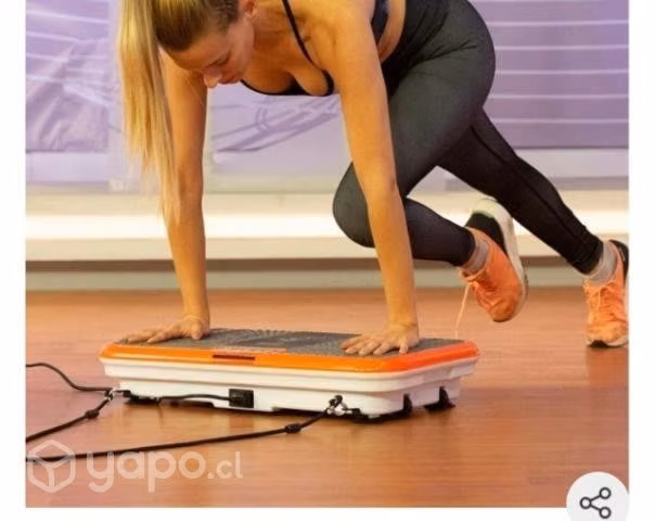 Plataforma vibratoria para hacer ejercicio