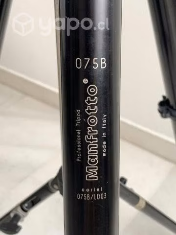 Trípode manfrotto 075 Profesional Cine y Video