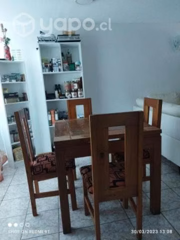 Comedor de madera 4 sillas Muebles 2x700000, - Imagen 2
