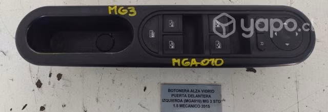 Botonera Alza Vidrio Puerta Del Izq MG3 STD 2015