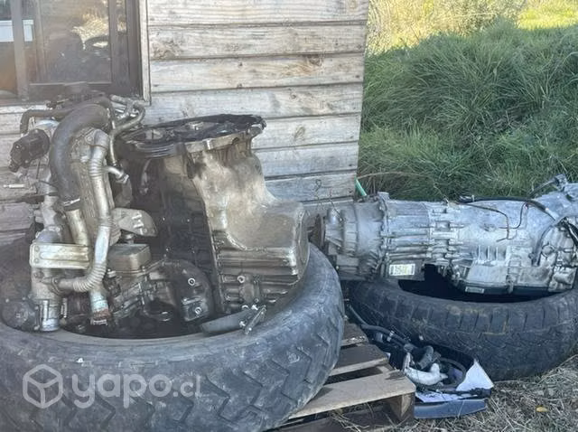 Motor en desarme sangyong y caja aut